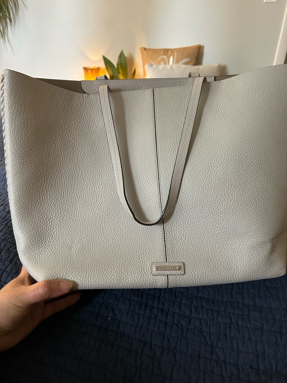 Rebecca minkoff Women's Tote Bag in Light Gray